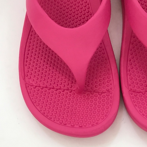 TOTES Thong Flip Flop Sandals Solbounce with Everywear Technology Pink Size 9 - Picture 6 of 15